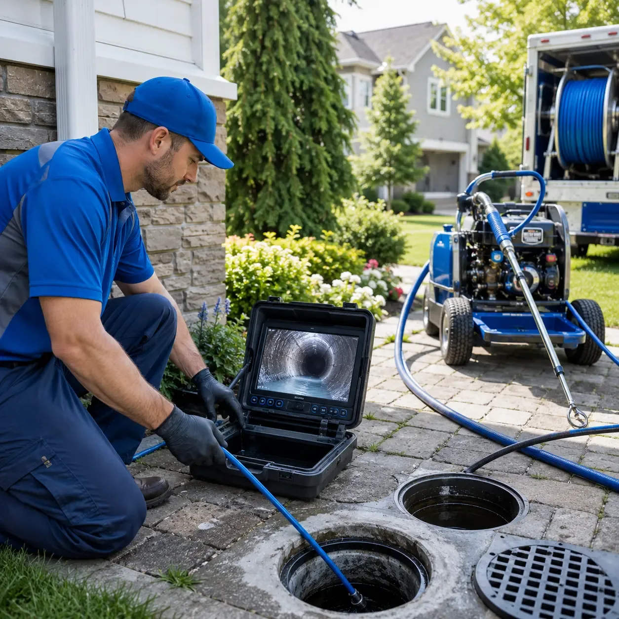 Outdoor drain cleaning professionals serving Wake Forest, NC