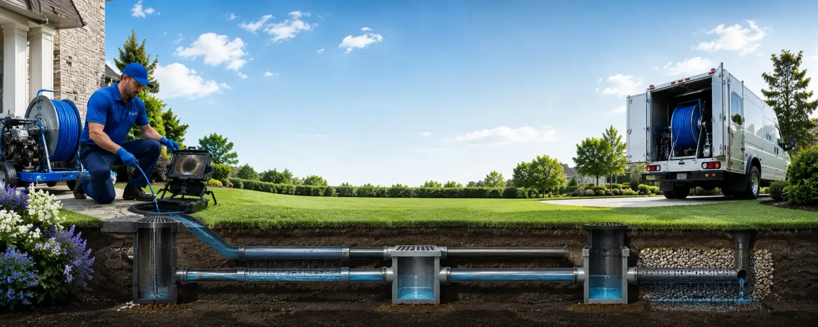 Outdoor drain cleaning information for Wake Forest, NC